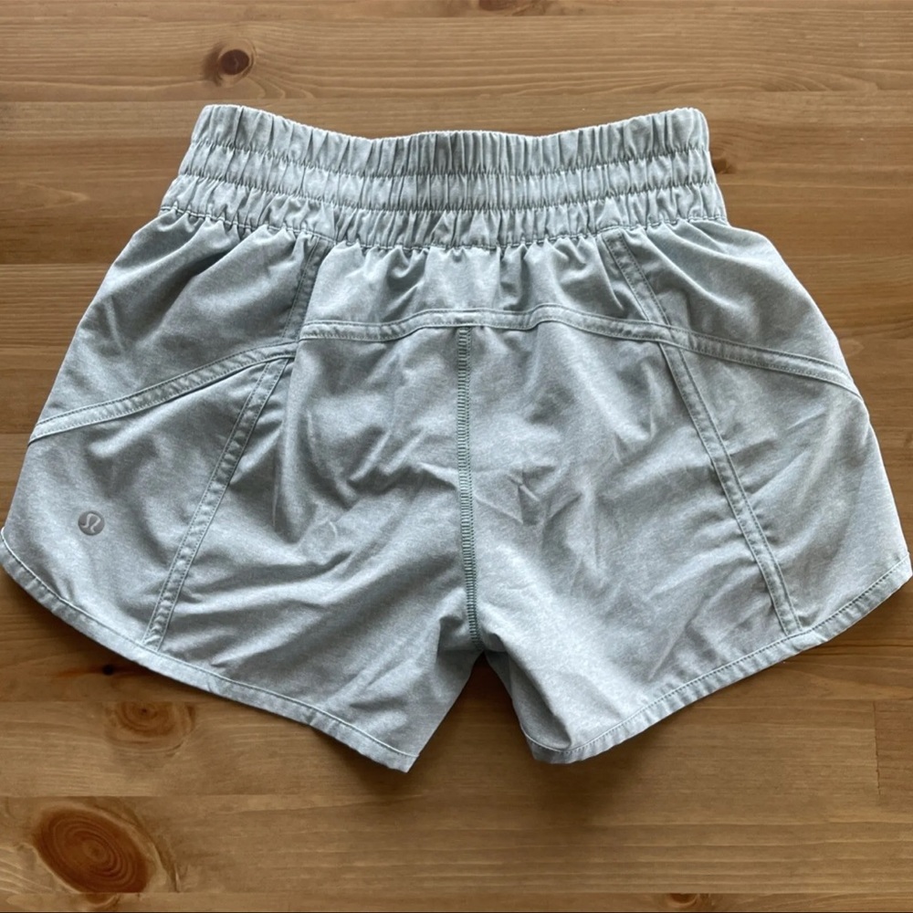 Lululemon Tracker Short V *4" Heather Lux Multi Hazy Jade Size 4 W7AQQS